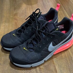Nike AirMax Men's Black and Gray w/Pink Sneakers